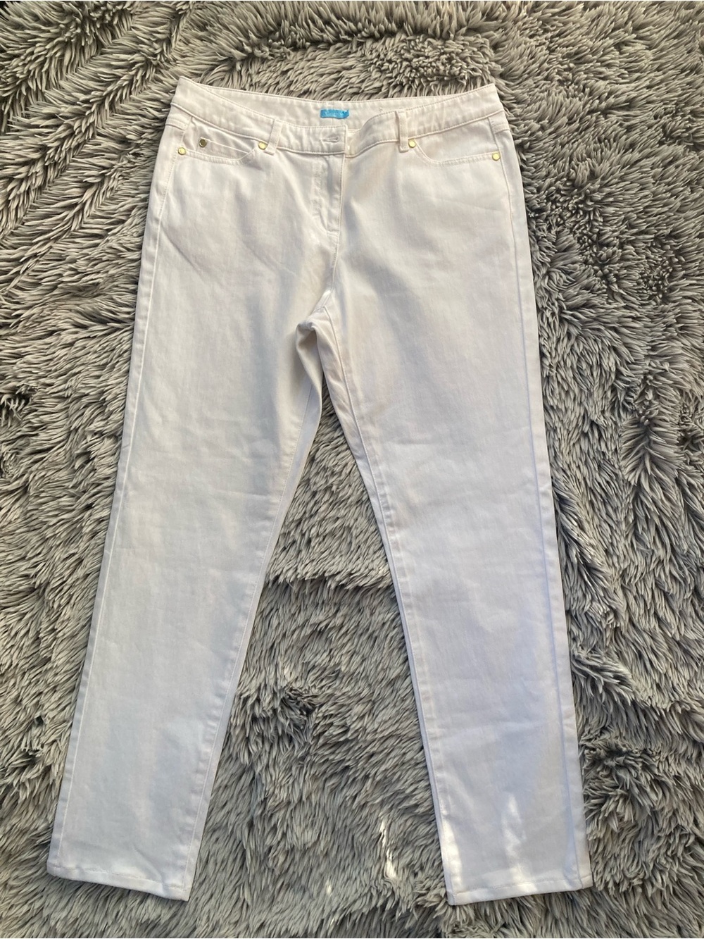 J.McLaughlin- size 12-  White Denim Jeans